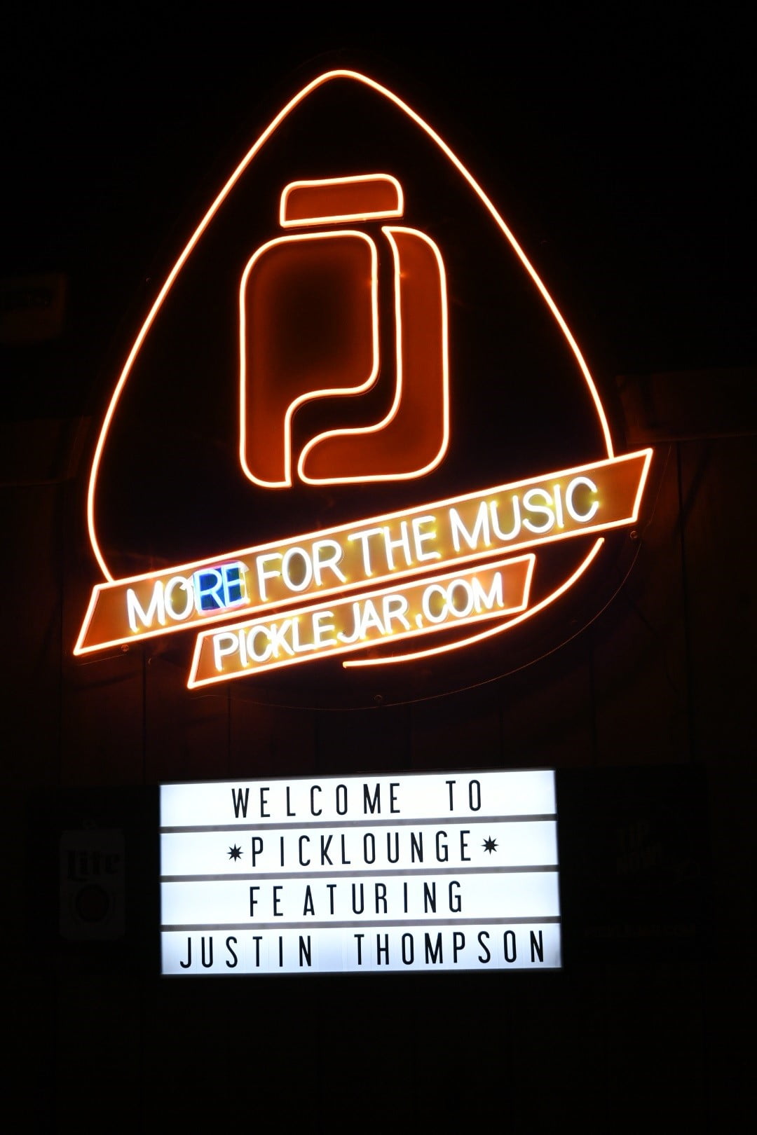 Custom PickleJar LED Sign