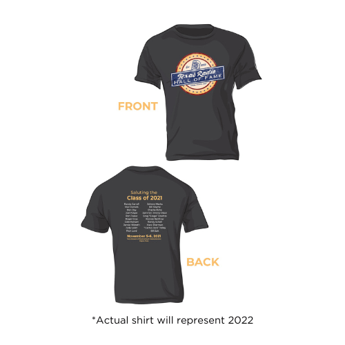 Texas Radio Hall of Fame T-Shirt - Shipped
